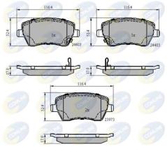 COMLINE CBP3984 - PASTILLA DE FRENO