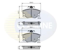 COMLINE CBP4137 - PASTILLAS FRENO