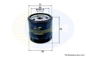 COMLINE CDW11001 - FILTRO DE ACEITE
