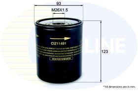 COMLINE CIZ11491 - FILTRO DE ACEITE