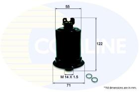 COMLINE CMB13013 - FILTRO DE COMBUSTIBLE