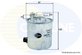 COMLINE CNS13017 - FILTRO DE COMBUSTIBLE