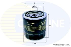 COMLINE CTY11142 - FILTRO DE ACEITE