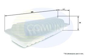 COMLINE CTY12085 - FILTRO DE AIRE