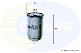COMLINE EFF022 - FILTRO DE COMBUSTIBLE