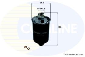 COMLINE EFF024 - FILTRO DE COMBUSTIBLE