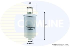 MAHLE FILTROS EFF033 - FILTRO COMBUSTIBLE