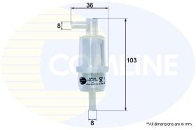 COMLINE EFF043 - FILTRO DE COMBUSTIBLE