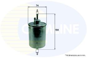COMLINE EFF070 - FILTRO DE COMBUSTIBLE