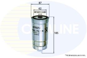 COMLINE EFF072 - FILTRO COMBUSTIBLE