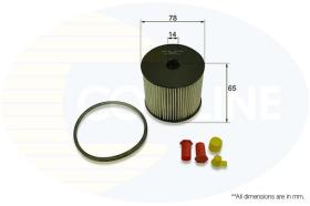COMLINE EFF086 - FILTRO DE COMBUSTIBLE