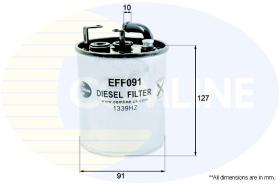 COMLINE EFF091 - FILTRO DE COMBUSTIBLE