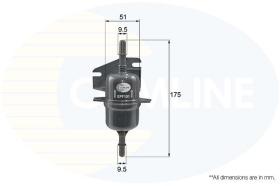 COMLINE EFF101 - FILTRO COMBUSTIBLE