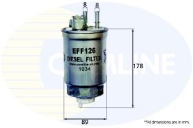 COMLINE EFF126 - FILTRO COMBUSTIBLE