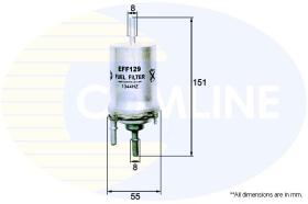 COMLINE EFF129 - FILTRO DE COMBUSTIBLE