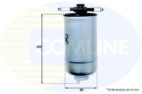 COMLINE EFF130 - FILTRO DE COMBUSTIBLE