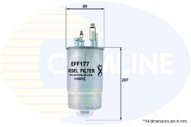 COMLINE EFF177 - FILTRO DE COMBUSTIBLE