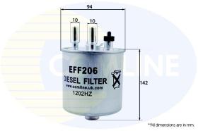 COMLINE EFF206 - FILTRO DE COMBUSTIBLE