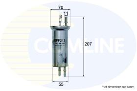 COMLINE EFF213 - FILTRO COMBUSTIBLE
