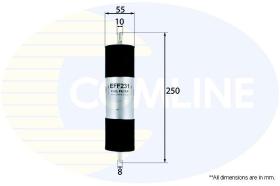 COMLINE EFF231 - FILTRO DE COMBUSTIBLE