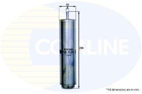 COMLINE EFF260 - FILTRO DE COMBUSTIBLE