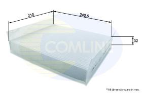 COMLINE EKF104 - FILTRO DE HABITACULO