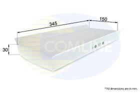 COMLINE EKF114 - FILTRO DE HABITACULO