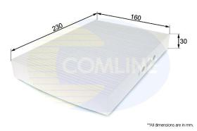 COMLINE EKF124 - FILTRO DE HABITACULO