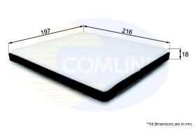 COMLINE EKF126 - FILTRO DE HABITACULO