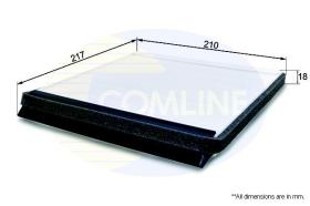 COMLINE EKF136 - FILTRO DE HABITACULO