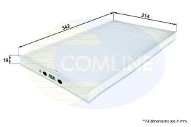 COMLINE EKF140 - FILTRO HABITACULO