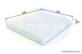 COMLINE EKF151 - FILTRO DE HABITACULO