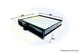 COMLINE EKF157 - FILTRO DE HABITACULO
