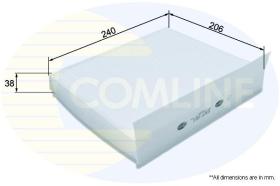 COMLINE EKF161 - FILTRO DE HABITACULO