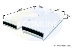 COMLINE EKF164 - FILTRO DE HABITACULO