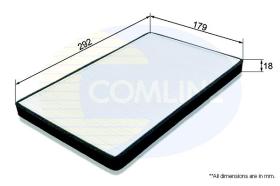 COMLINE EKF165 - FILTRO DE HABITACULO