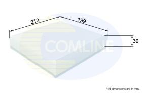 COMLINE EKF173 - FILTRO DE HABITACULO