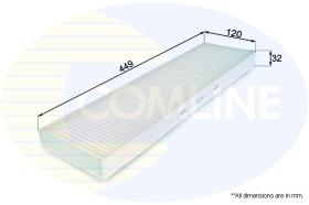 COMLINE EKF180 - FILTRO DE HABITACULO