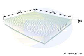COMLINE EKF187 - FILTRO DE HABITACULO