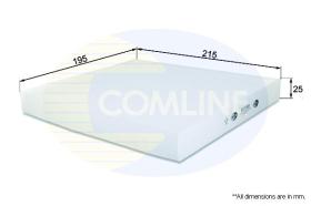 COMLINE EKF188 - FILTRO DE HABITACULO