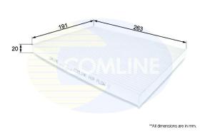 COMLINE EKF191 - FILTRO DE HABITACULO