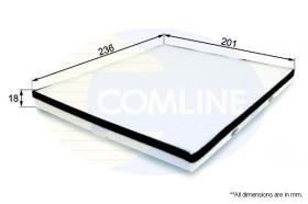 COMLINE EKF200 - FILTRO DE HABITACULO
