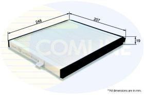 COMLINE EKF202 - FILTRO DE HABITACULO