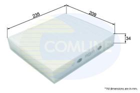 COMLINE EKF214 - FILTRO DE HABITACULO