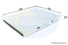 COMLINE EKF219 - FILTRO DE HABITACULO