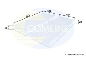 COMLINE EKF221 - FILTRO DE HABITACULO