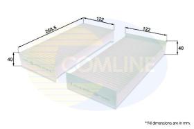 COMLINE EKF231 - FILTRO DE HABITACULO