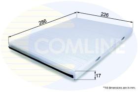 COMLINE EKF234 - FILTRO DE HABITACULO