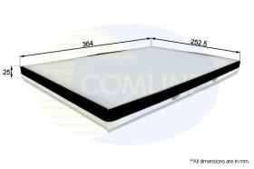 COMLINE EKF246 - FILTRO DE HABITACULO