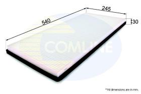 COMLINE EKF254 - FILTRO DE HABITACULO